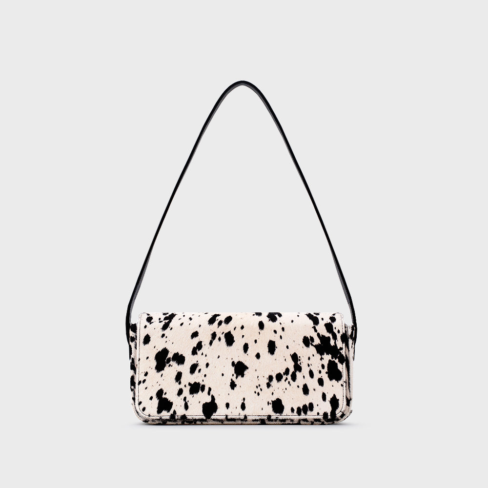 ANIKA FLAP BAG HUESO NEGRO