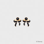 Cargue la imagen en el visor de la galería, ARETE PIN LAZO MARIE NEGRO