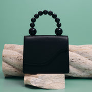 ARIA BEADED LUNCH BAG NEGRO