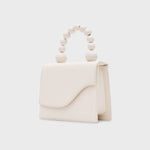 Cargue la imagen en el visor de la galería, ARIA BEADED LUNCH BAG HUESO