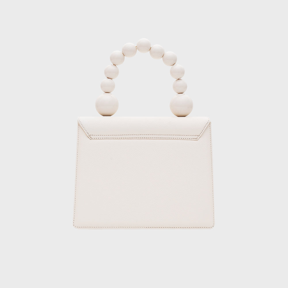 ARIA BEADED LUNCH BAG HUESO