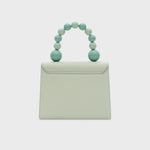 Cargue la imagen en el visor de la galería, ARIA BEADED LUNCH BAG VERDE