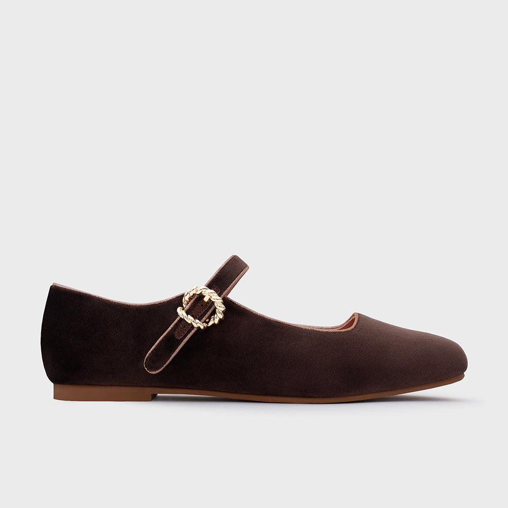 AURELIA FLAT MARRÓN