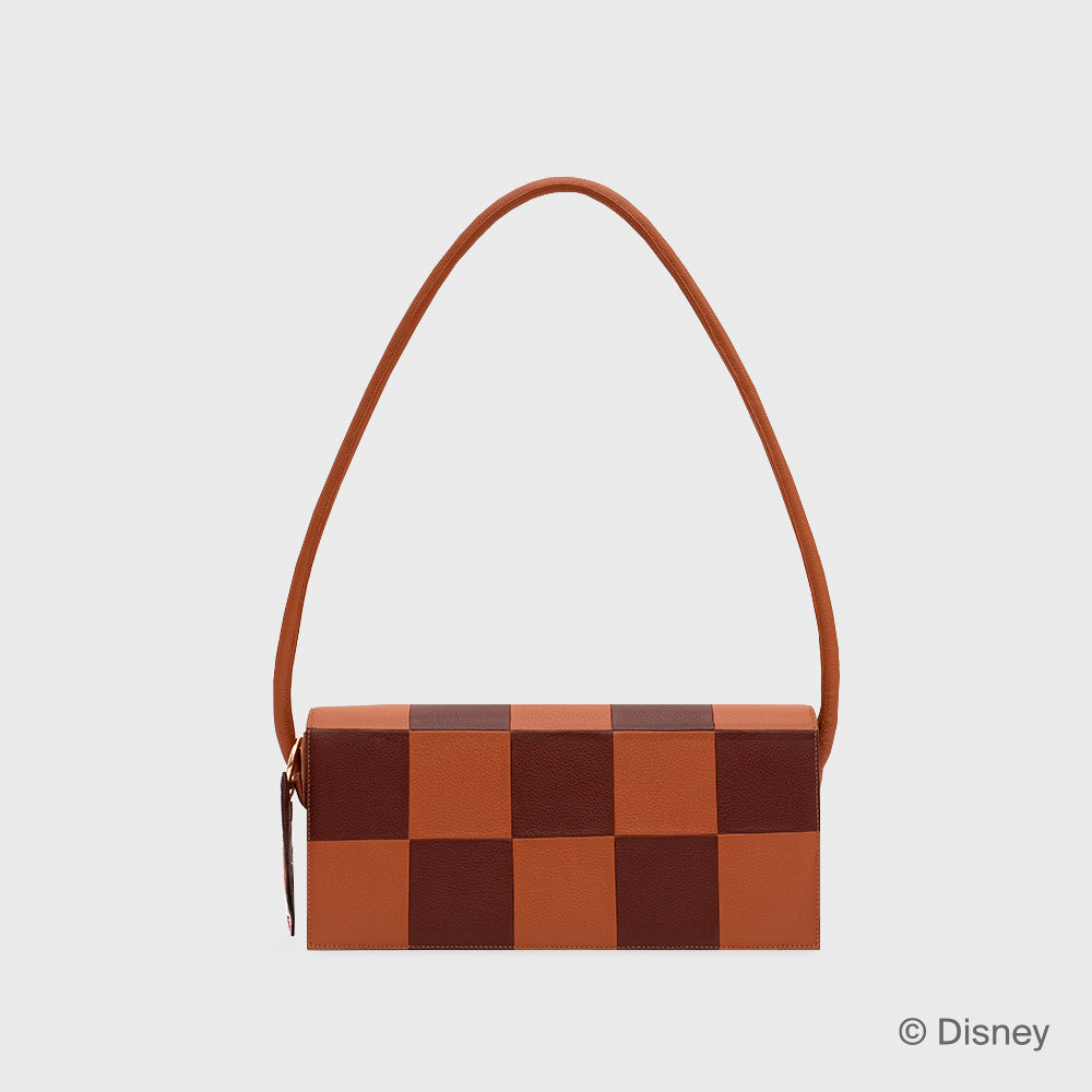 BAMBI CHECKBOARD BAG MARRÓN