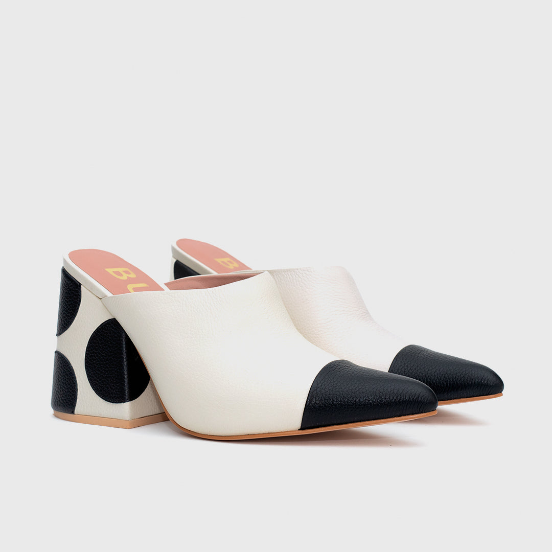 BETH MULE PUMP HUESO