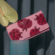 BILLETERA LARGA LUCKY LADYBUG ROSA