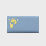 Cargue la imagen en el visor de la galería, BILLETERA LARGA SUNDAE LEMON CELESTE