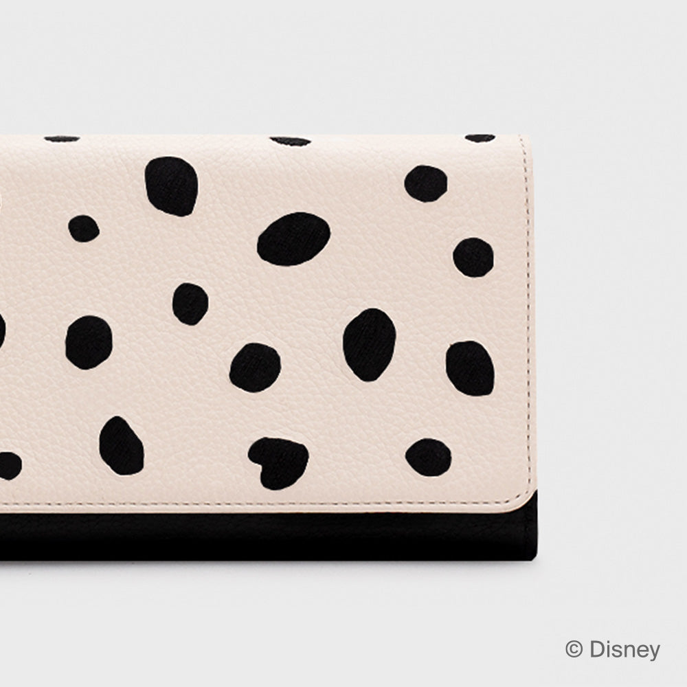 BILLETERA LARGA 101 DALMATIANS HUESO
