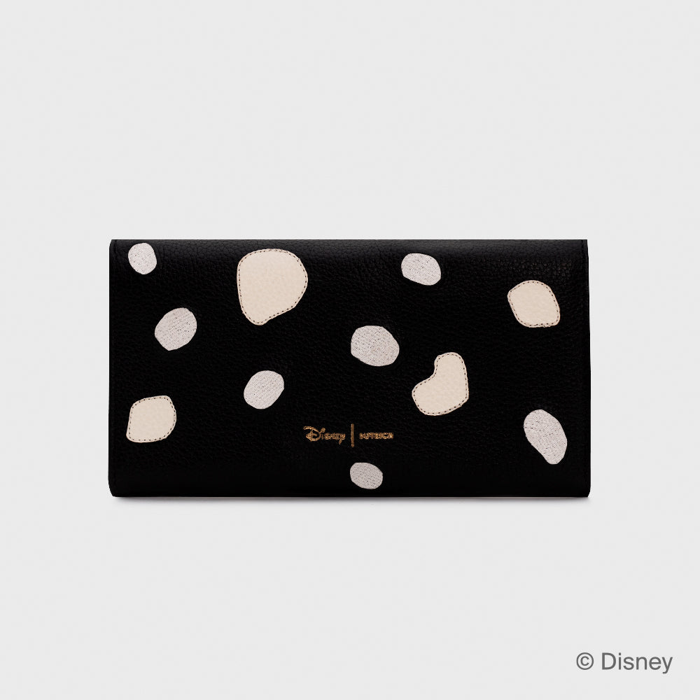 BILLETERA LARGA 101 DALMATIANS NEGRO