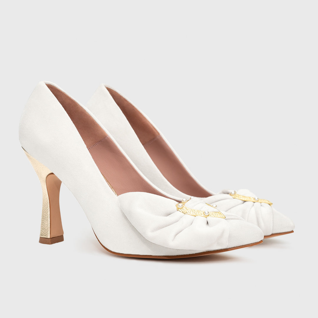 BLAIR PUMP BRIDE HUESO