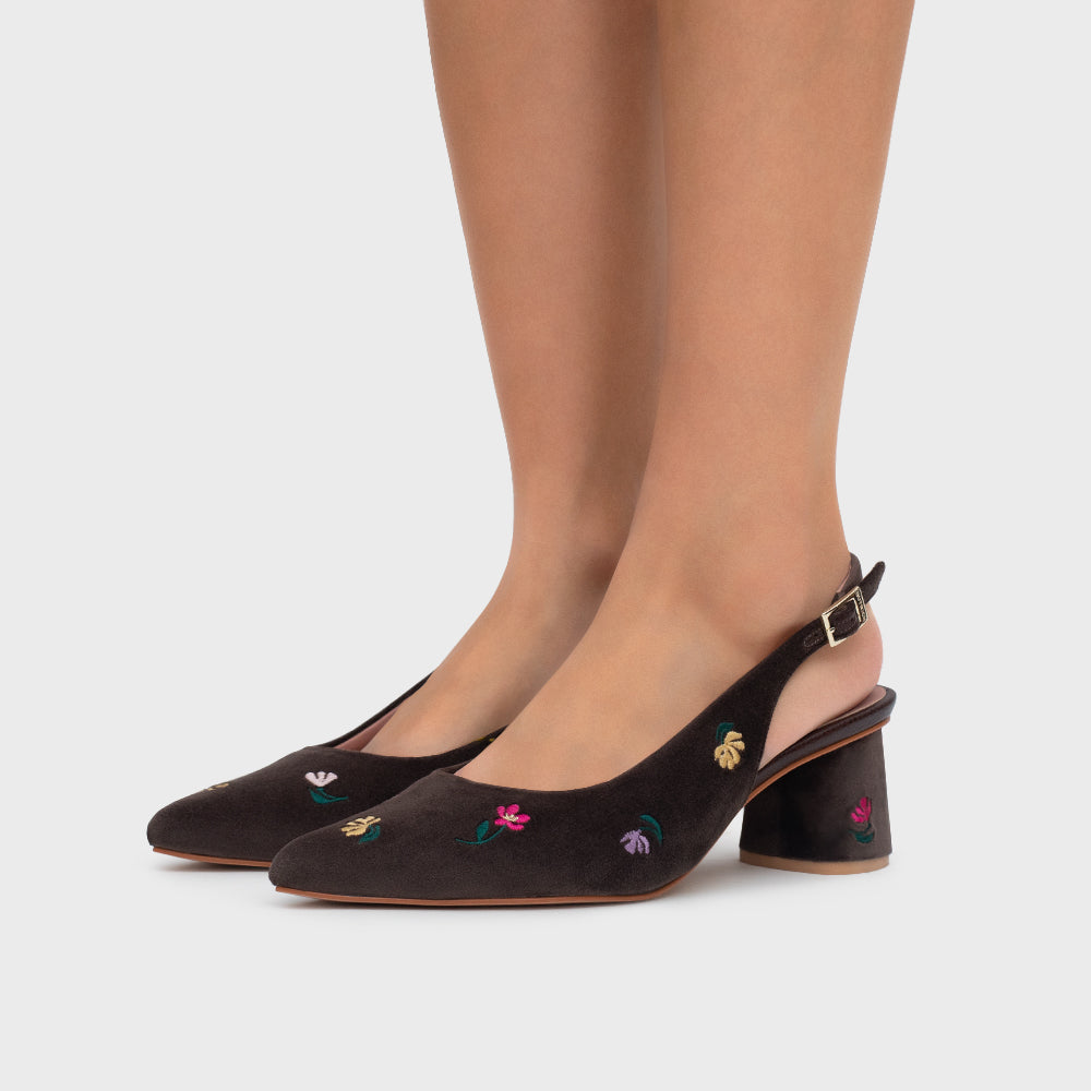 BLOSSOM MIDI MARRÓN