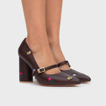 Cargue la imagen en el visor de la galería, BLOSSOM PUMP MARRÓN

