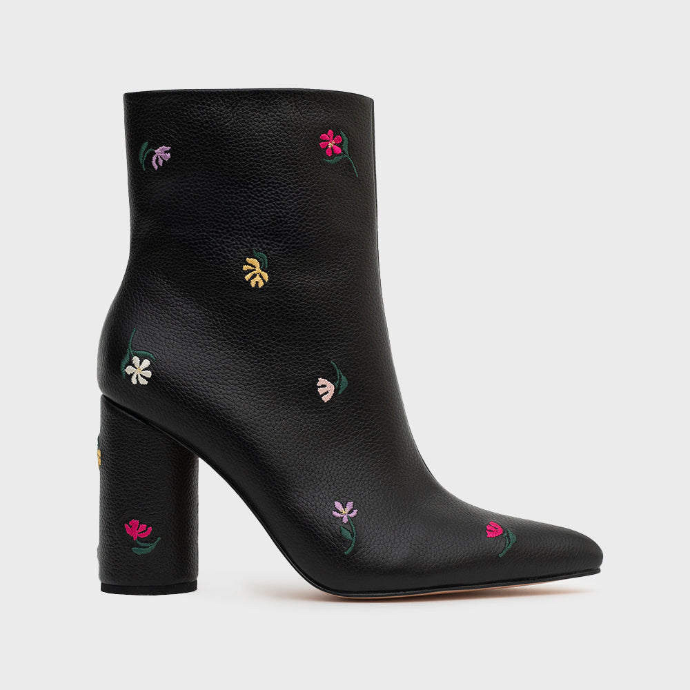 BOTÍN BLOSSOM NEGRO