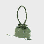 Cargue la imagen en el visor de la galería, BLOSSOM BUCKET BAG VERDE
