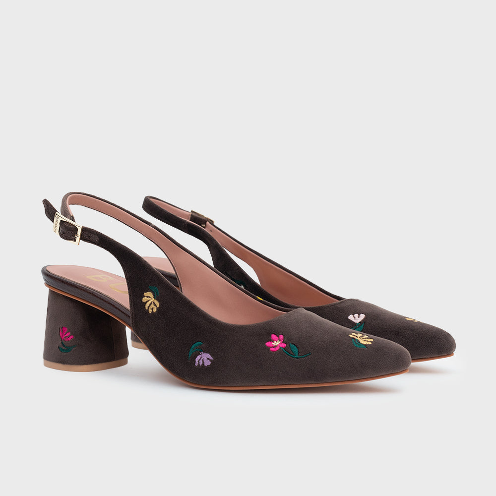 BLOSSOM MIDI MARRÓN