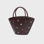 Cargue la imagen en el visor de la galería, BLOSSOM TRAPEZE BAG MARRÓN
