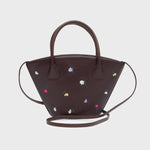 Cargue la imagen en el visor de la galería, BLOSSOM TRAPEZE BAG MARRÓN
