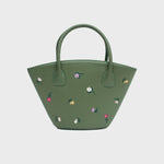 Cargue la imagen en el visor de la galería, BLOSSOM TRAPEZE BAG VERDE
