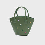 Cargue la imagen en el visor de la galería, BLOSSOM TRAPEZE BAG VERDE

