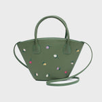Cargue la imagen en el visor de la galería, BLOSSOM TRAPEZE BAG VERDE
