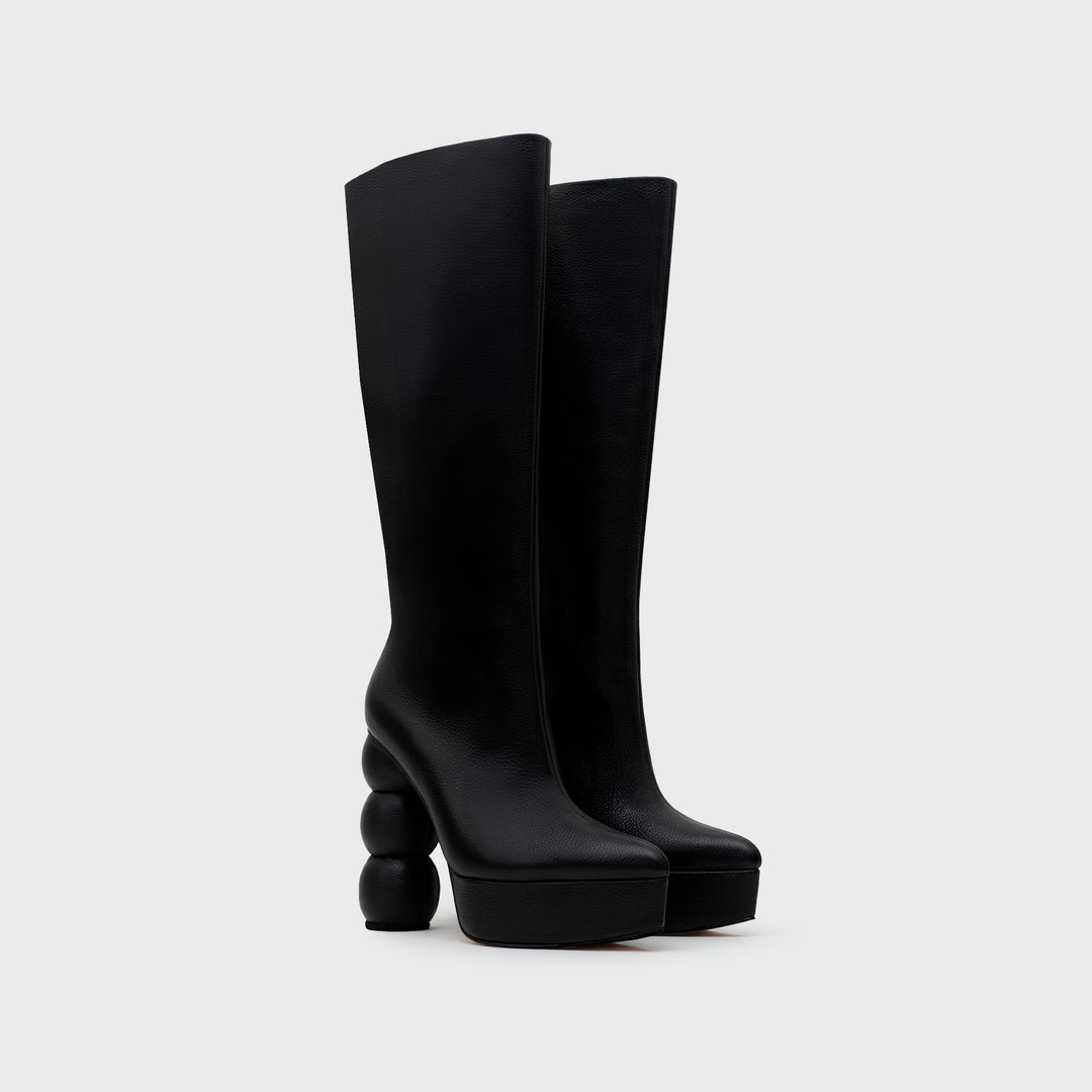 BOTA PLATAFORMA MALIA NEGRO