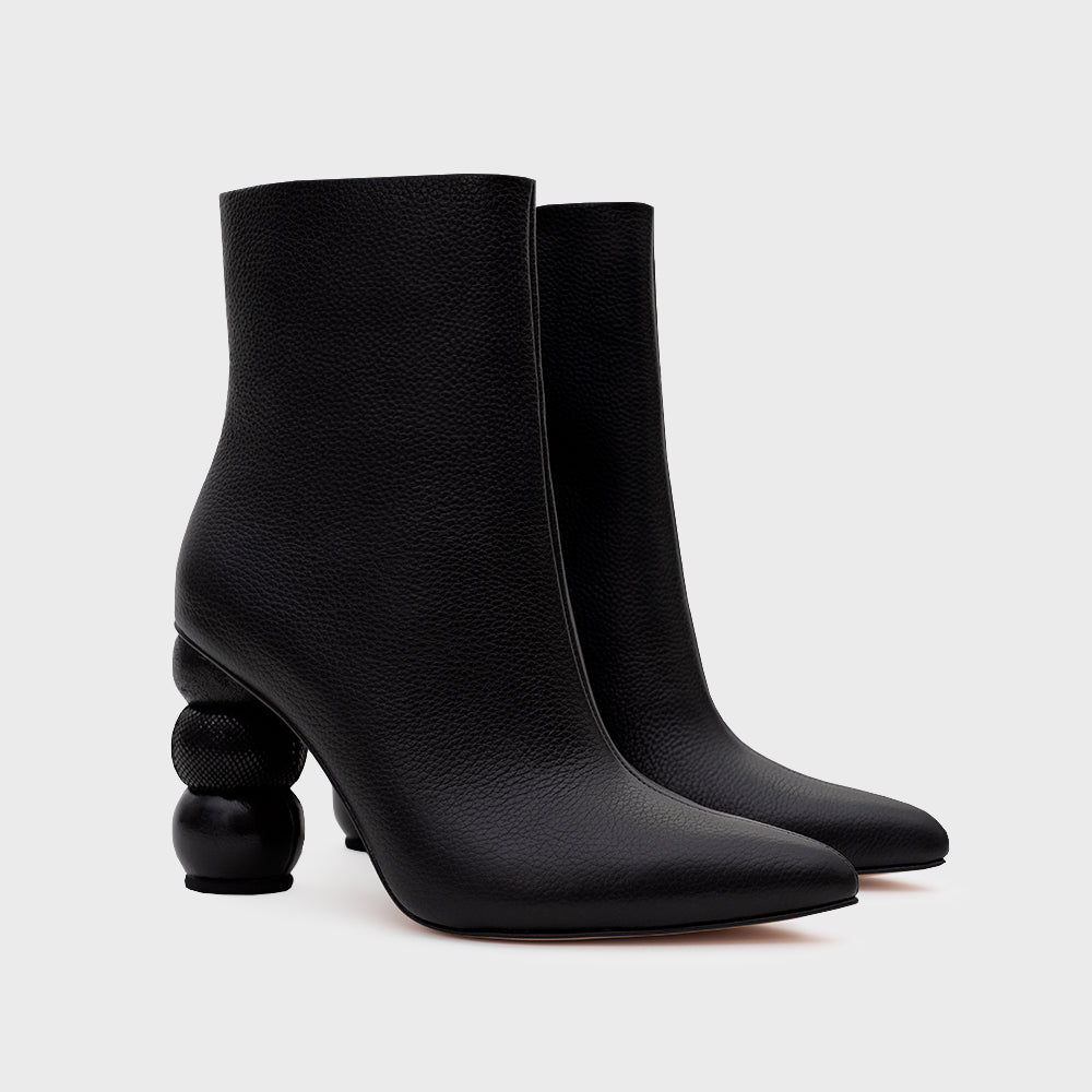 BOTÍN ARIA NEGRO MULTICOLOR