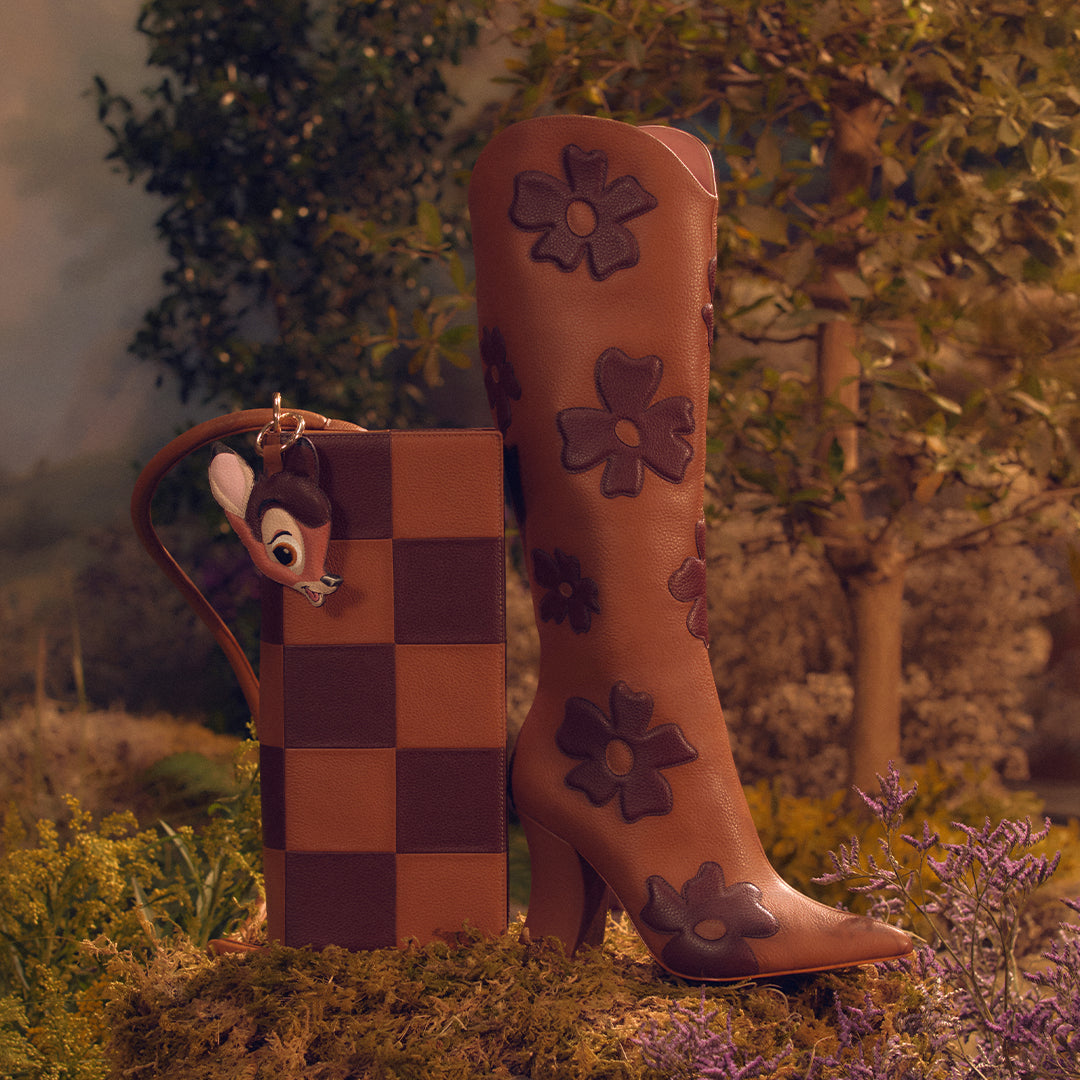 BOTA WILDWOOD HEART FLOWERS MARRÓN