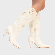 BOTA ALTA MIDNIGHT COWGIRL HUESO