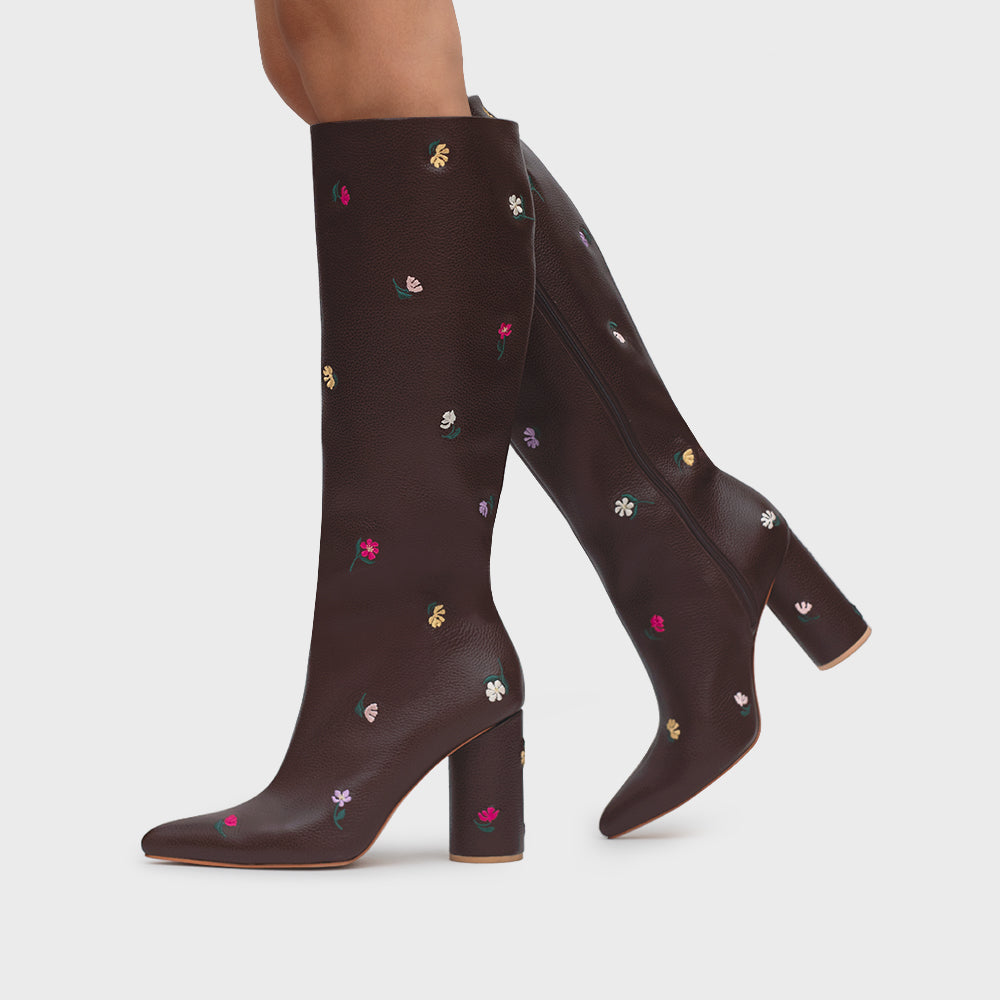 BOTA BLOSSOM MARRÓN