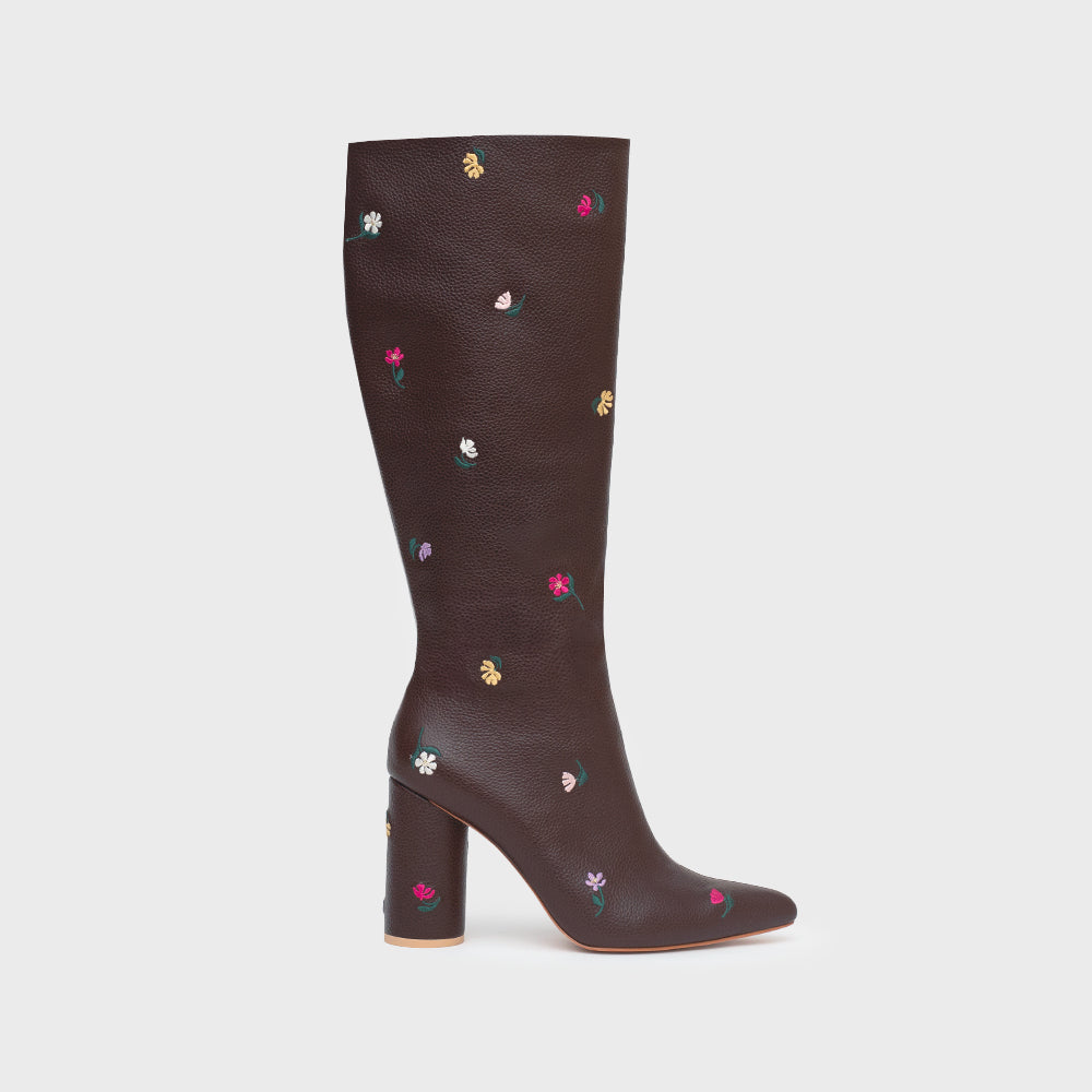 BOTA BLOSSOM MARRÓN