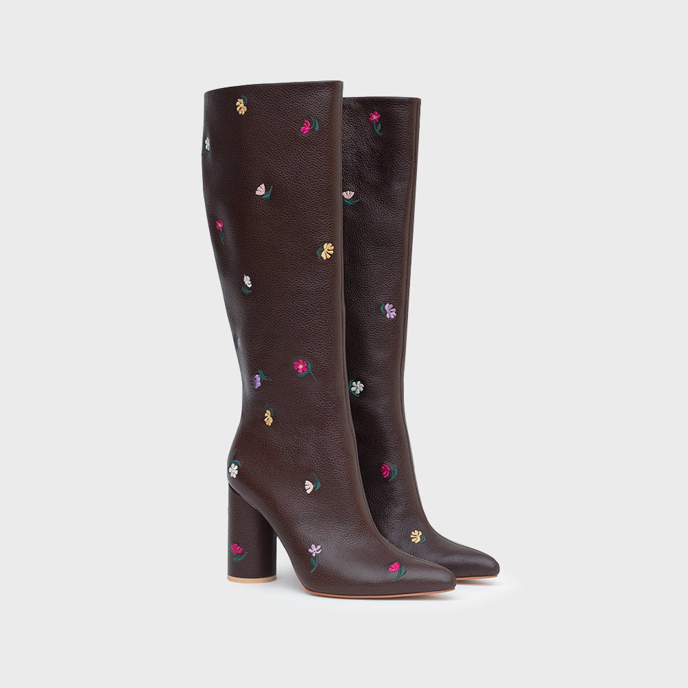 BOTA BLOSSOM MARRÓN