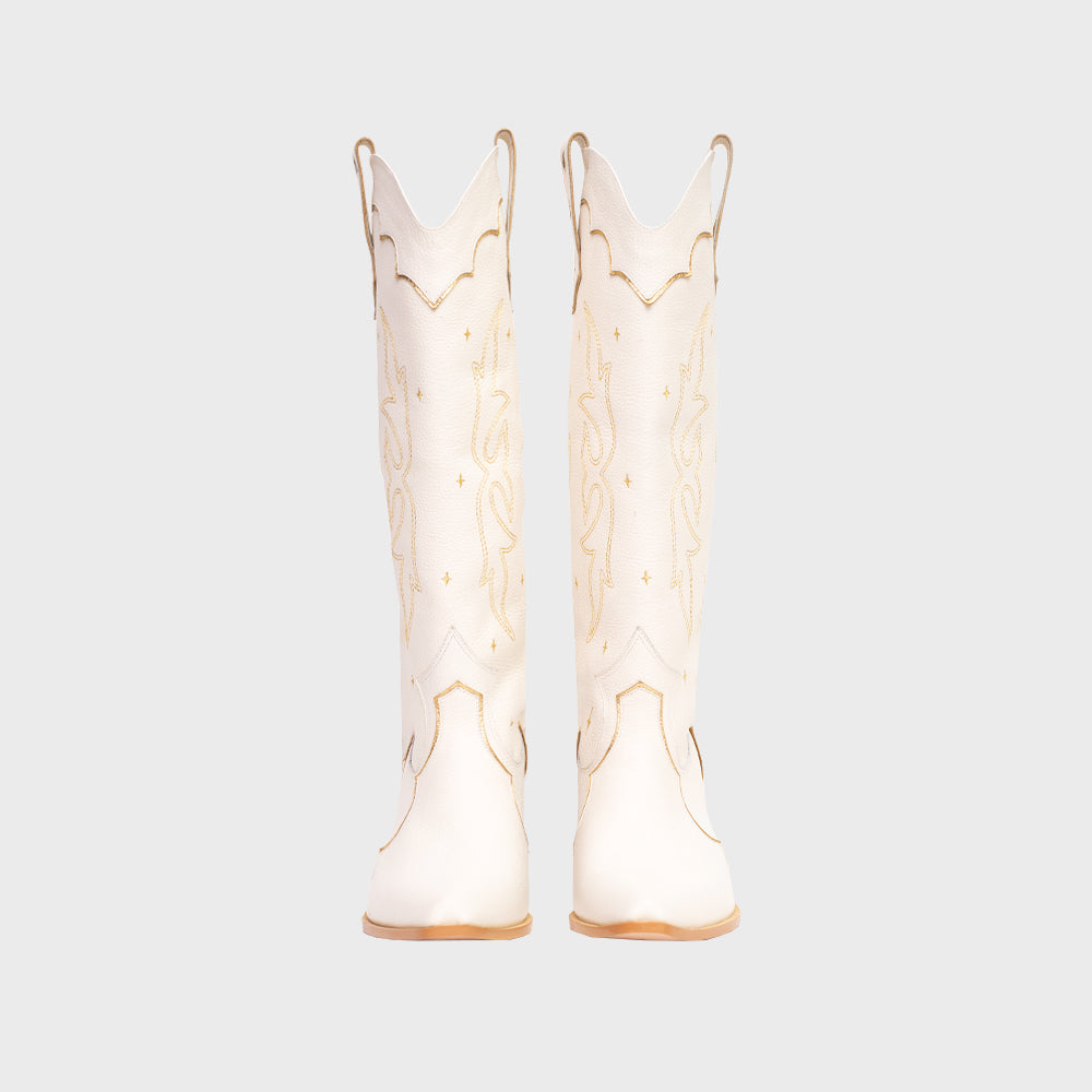 BOTA LUCKY SPARKLES HUESO