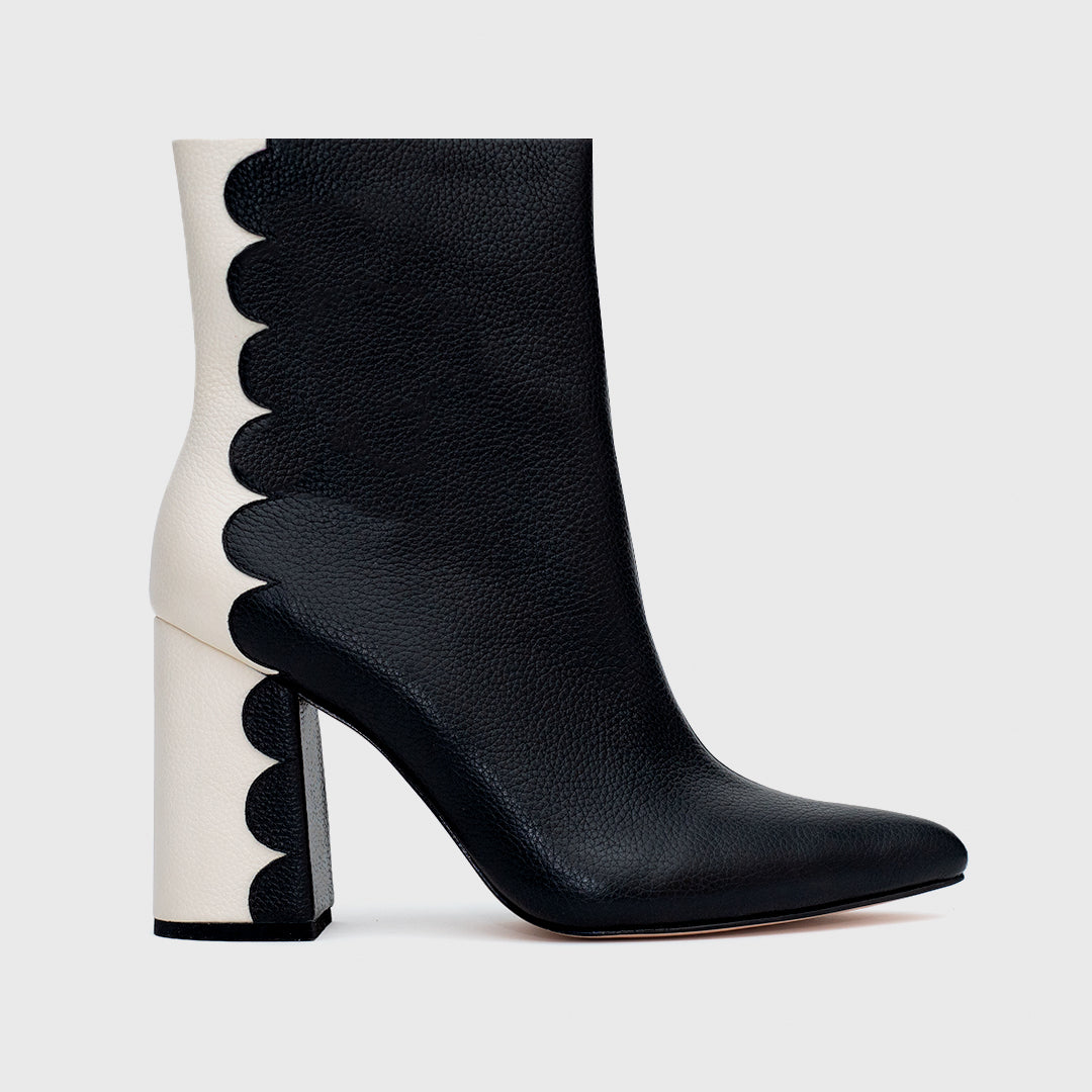 BOTIN MELANIE HUESO NEGRO