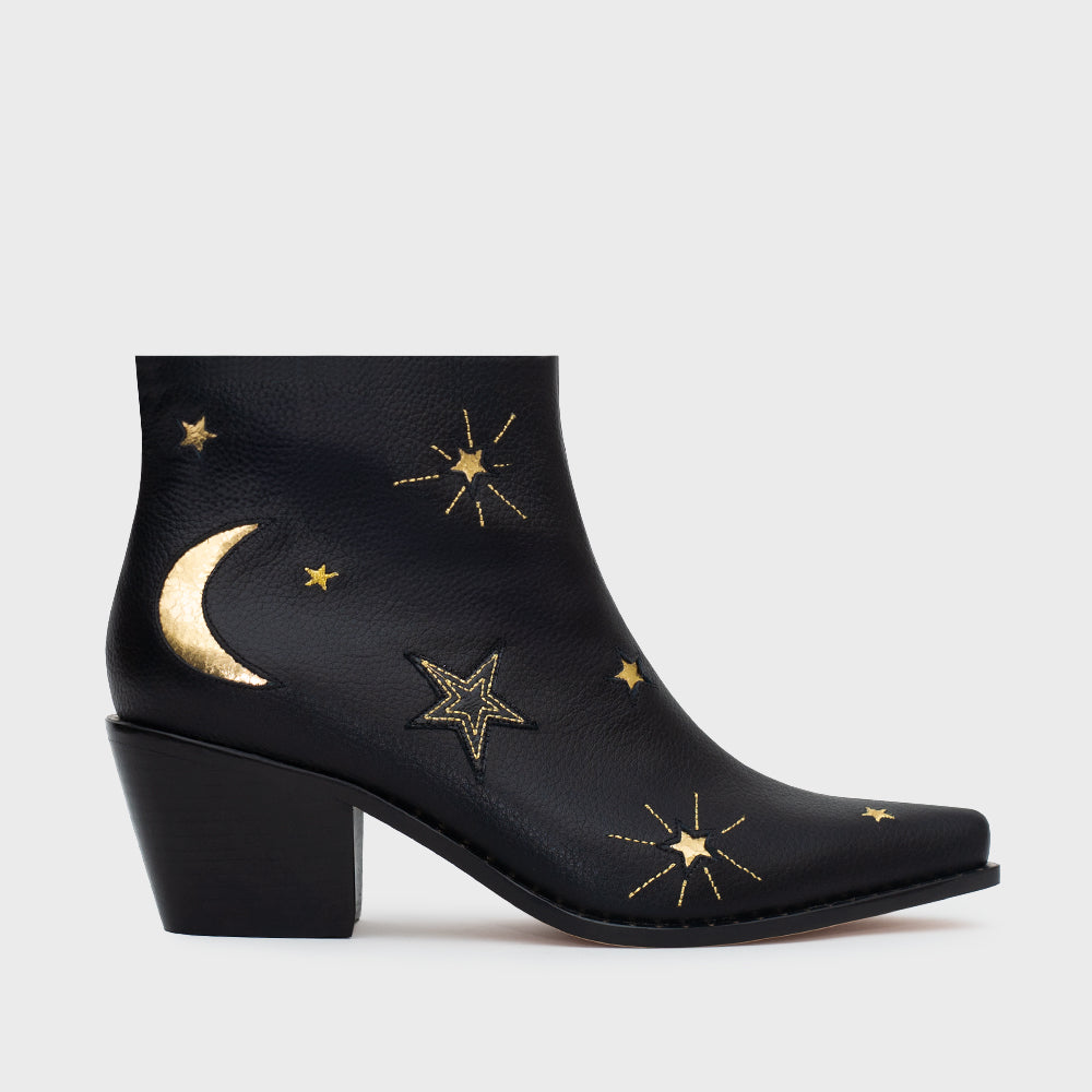BOTÍN MIDNIGHT COWGIRL NEGRO