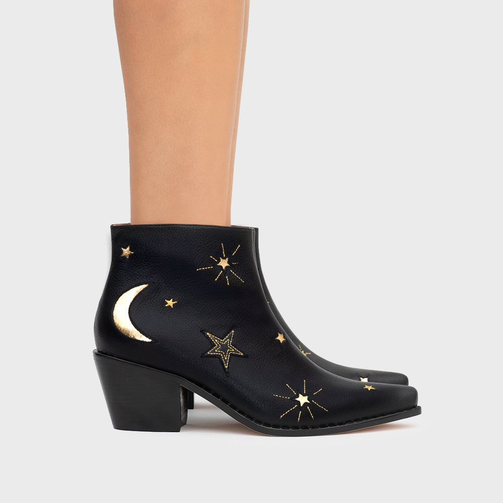 BOTÍN MIDNIGHT COWGIRL NEGRO