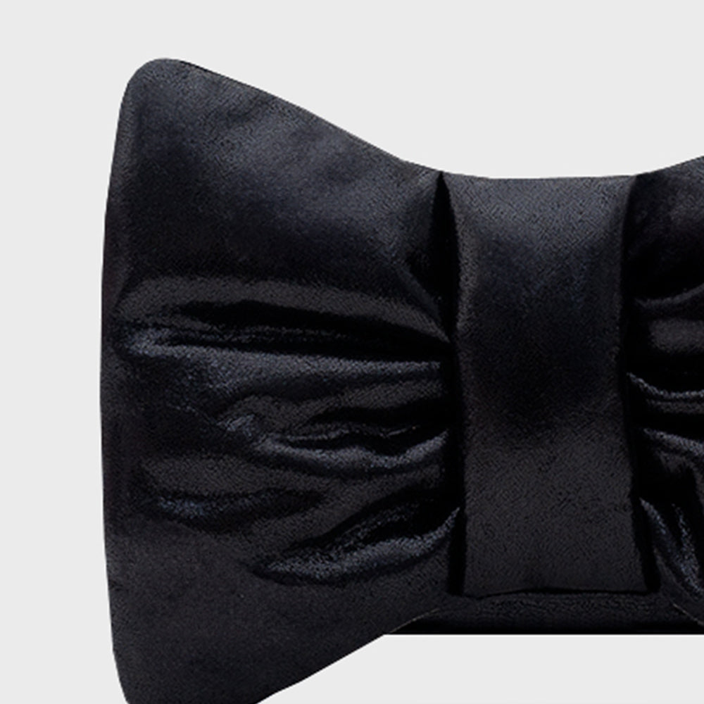 MINI BOW BAG NEGRO BRILLANTE