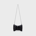 Cargue la imagen en el visor de la galería, MINI BOW BAG NEGRO BRILLANTE