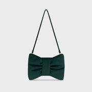 MINI BOW BAG VERDE OSCURO