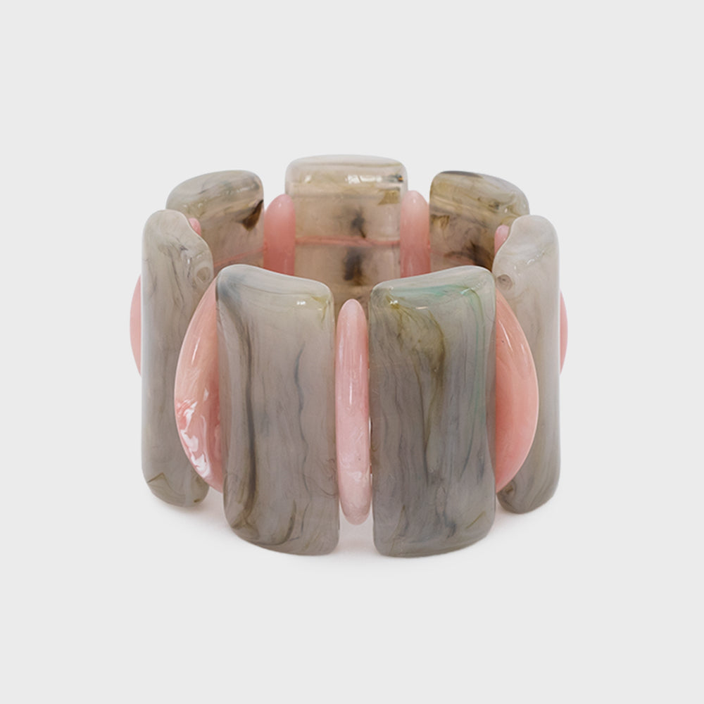 BRAZALETE OCTAVIA GRIS ROSA