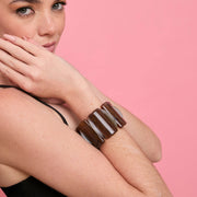 BRAZALETE OCTAVIA MARRÓN GRIS