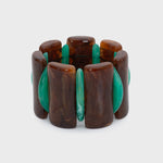 Cargue la imagen en el visor de la galería, BRAZALETE OCTAVIA MARRÓN JADE
