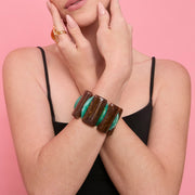 BRAZALETE OCTAVIA MARRÓN JADE