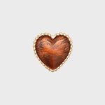 Cargue la imagen en el visor de la galería, PRENDEDOR CORAZON ENTORCHADO COBRE