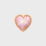 Cargue la imagen en el visor de la galería, PRENDEDOR CORAZON ENTORCHADO ROSA