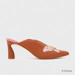 Cargue la imagen en el visor de la galería, BUTTERFLY MULE PUMP MARRÓN