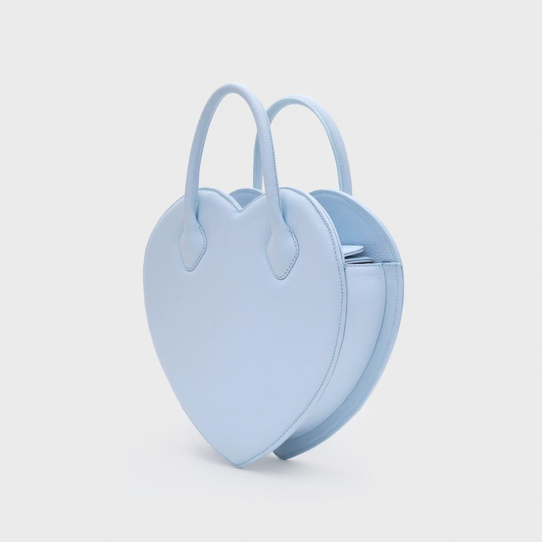 CANDELARIA HEART BAG CELESTE