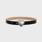 Cargue la imagen en el visor de la galería, CORREA CORAZON CATHERINE PLATEADO
