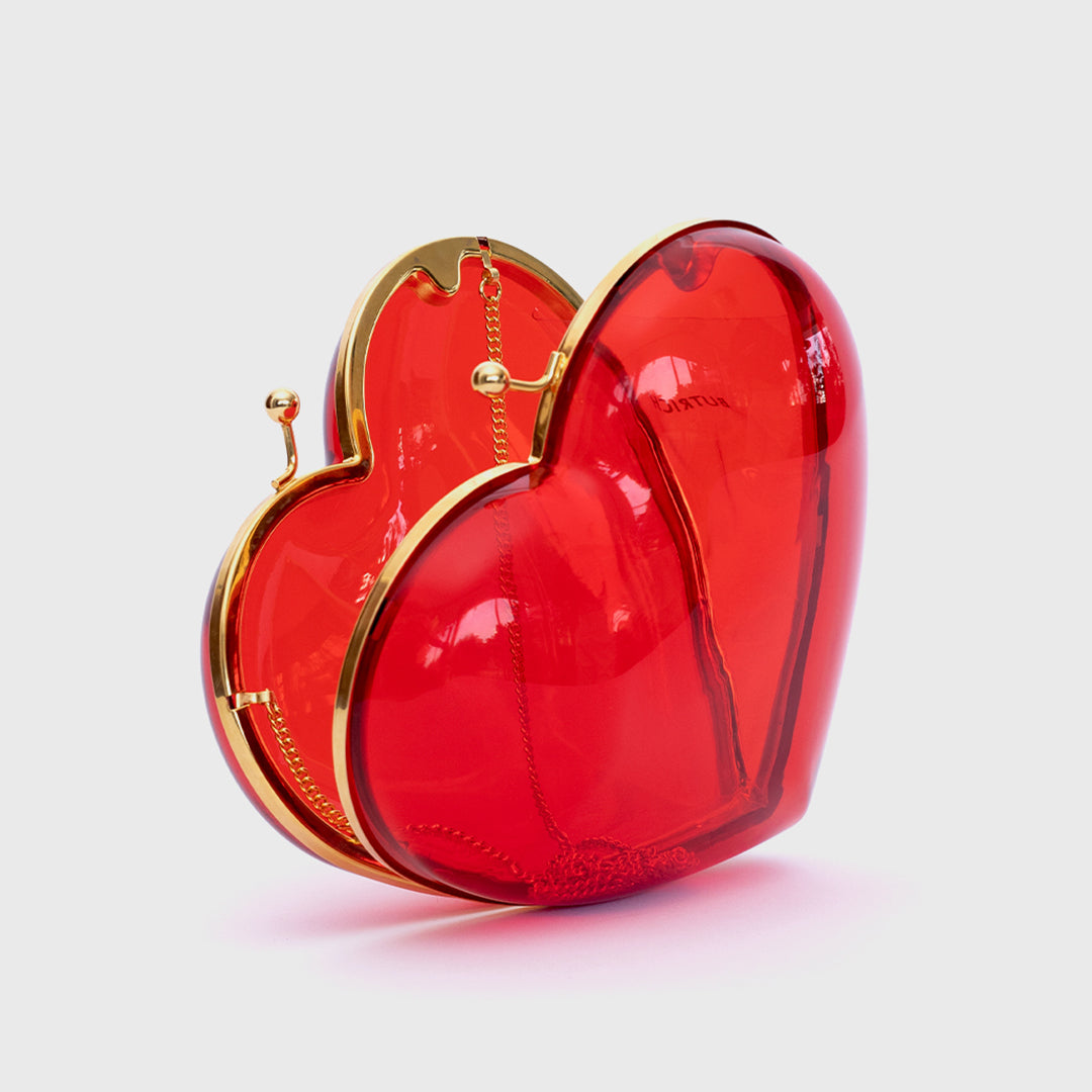 CLUTCH CANDY HEART ROJO