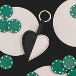 Cargue la imagen en el visor de la galería, CHARM CORAZÓN AISSA NEGRO