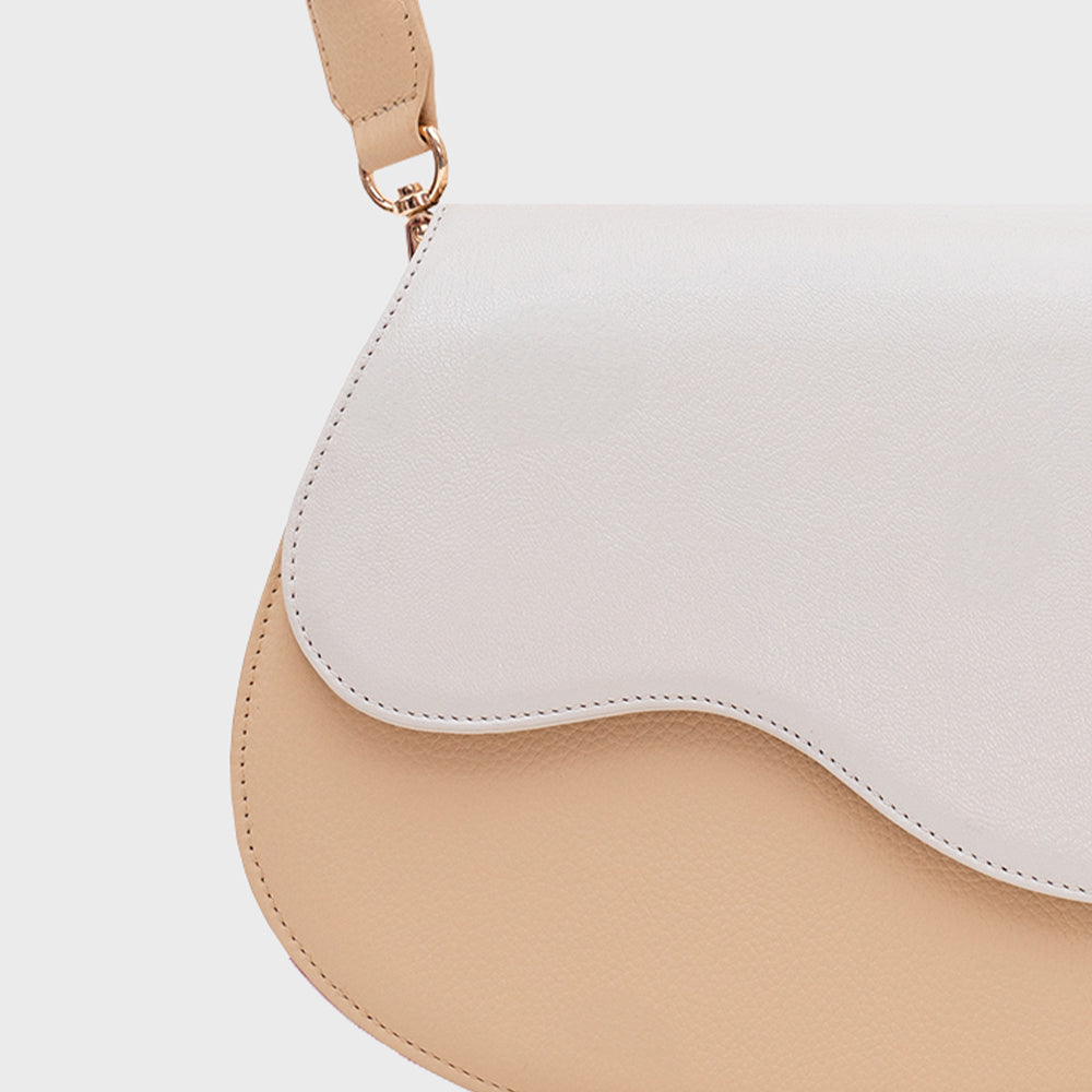 TINA CLAM BAG AMARILLO